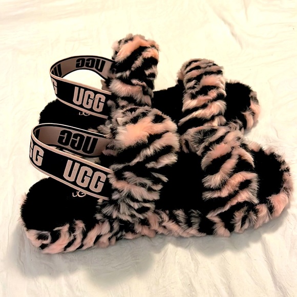 UGG Shoes - UGG- Fluff Yeah Animalia Sheepskin Slippers